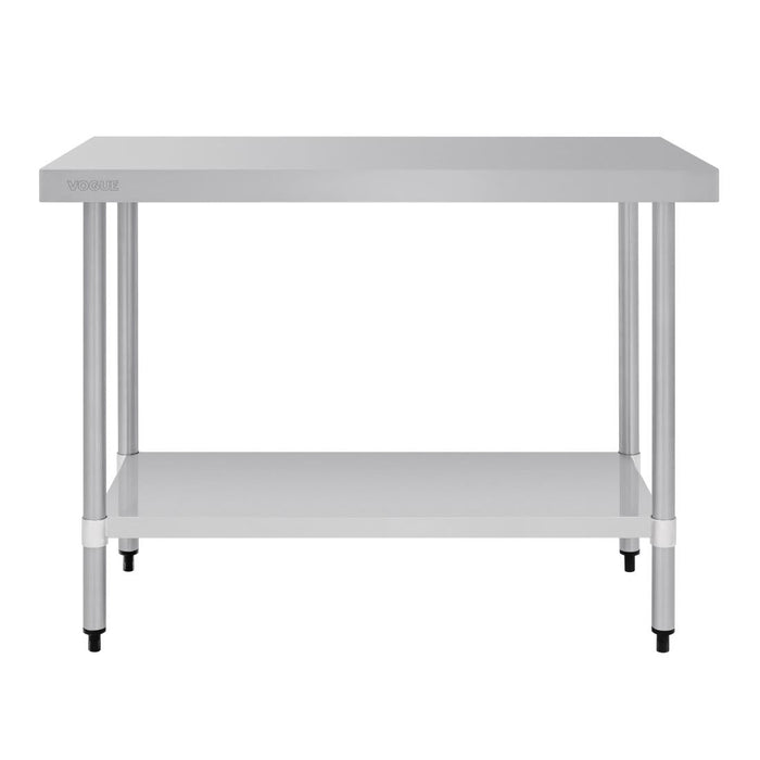 Vogue Stainless Steel Prep Table 1200mm Vogue