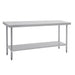 Vogue Stainless Steel Prep Table 1800mm Vogue