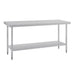 Vogue Stainless Steel Prep Table 1800mm Vogue