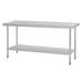 Vogue Stainless Steel Prep Table 1800mm Vogue
