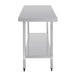 Vogue Stainless Steel Prep Table 1800mm Vogue