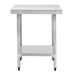 Vogue Stainless Steel Prep Table 600mm Vogue