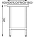 Vogue Stainless Steel Prep Table 900mm Vogue