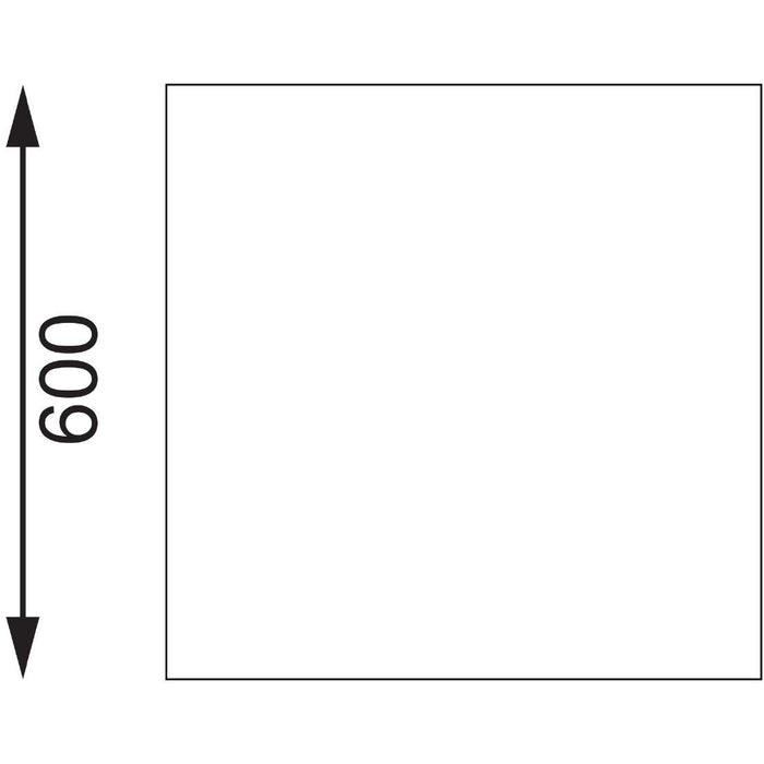 Vogue Stainless Steel Prep Table 600mm Vogue