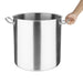 Vogue Stainless Steel Deep Stock Pot 36cm Vogue