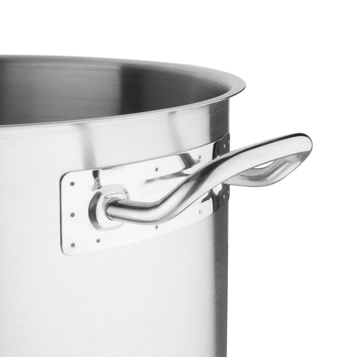 Vogue Stainless Steel Deep Stock Pot 36cm Vogue