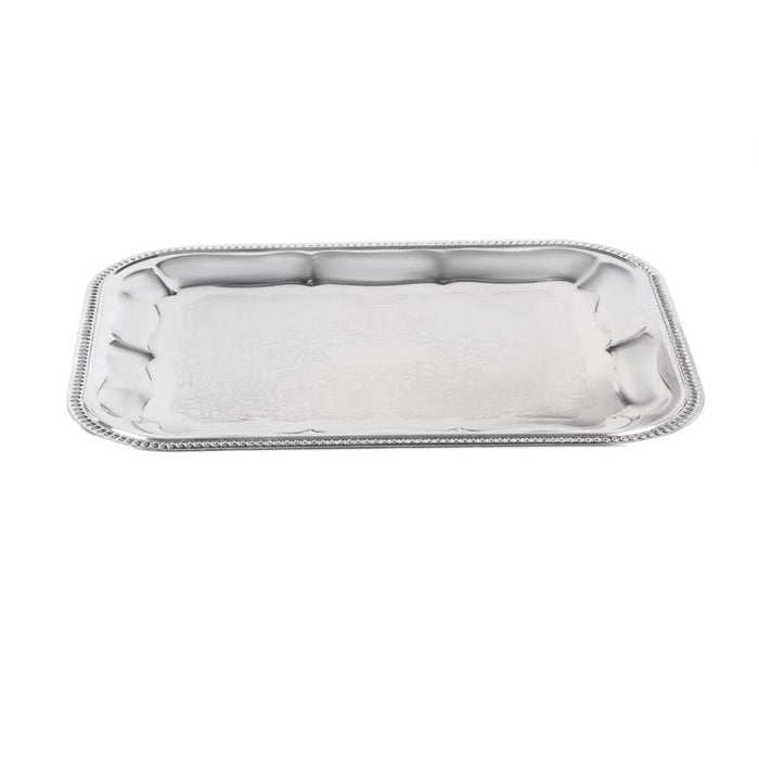 APS Semi-Disposable Party Tray 410 x 310mm Chrome APS