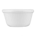 Olympia Kristallon Melamine Fluted Ramekins White 76mm (12 Pack) Olympia