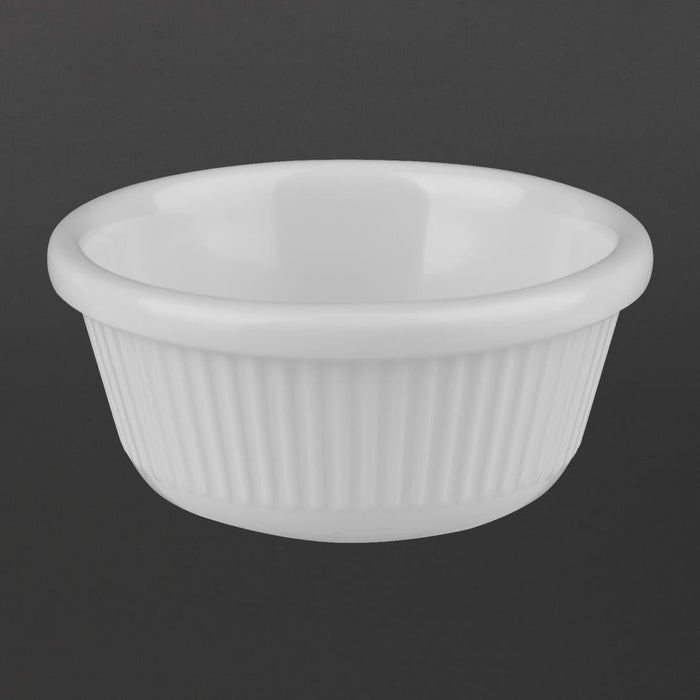 Olympia Kristallon Melamine Fluted Ramekins 57mm (12 Pack) Olympia