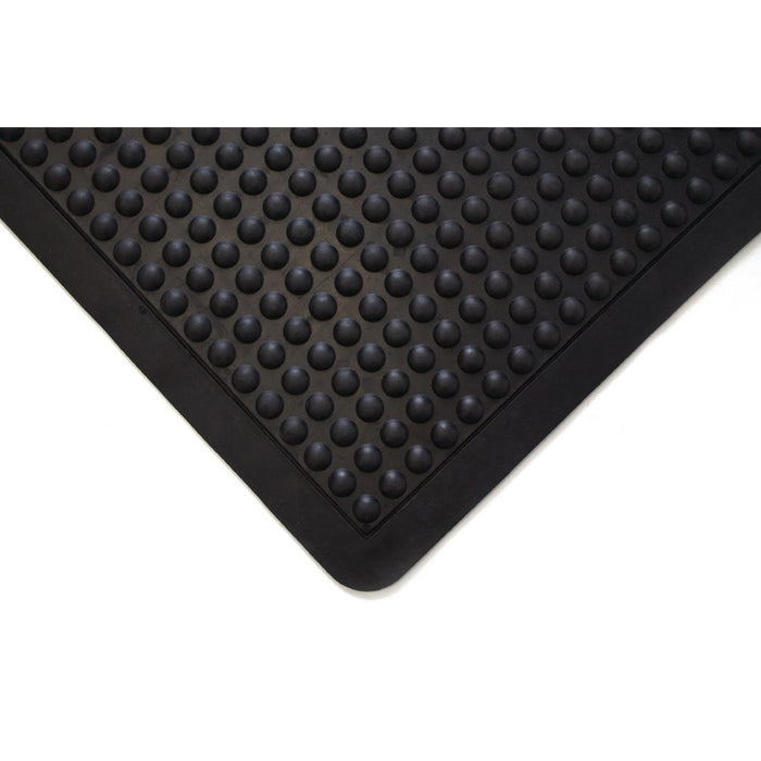90cm x 120cm. Black rubber