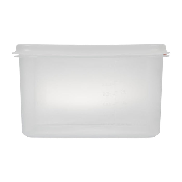 Araven Polypropylene 1/4 Gastronorm Food Containers 4.3Ltr (4 Pack) Araven