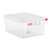 Capacity: 10Ltr. GN 1/2. Depth: 150mm. Pack quantity: 4