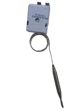 Adjustable Thermostat 50–300°C 1 m Spiral Capillary High-Temperature Single Contact Canmac