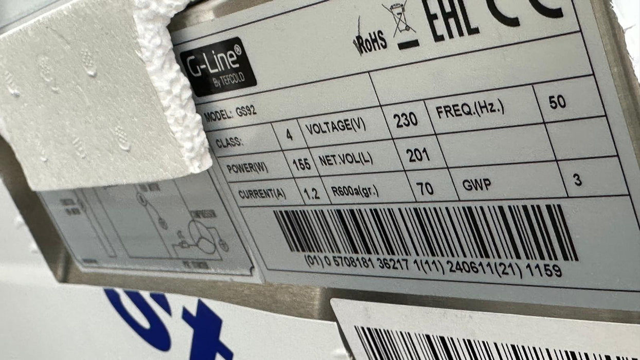 B Grade Tefcold G-Line GSS20 Refrigerated Prep Counter Canmac Catering Equipment