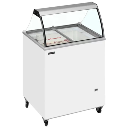 Tefcold IC200SC + CANOPY Scoop Ice Cream Display With Basket TEFCOLD