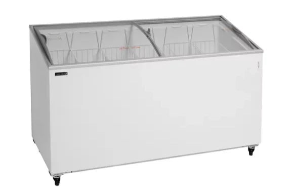 Tefcold IC500SCEB Sliding Curved Glass Lid Chest Freezer