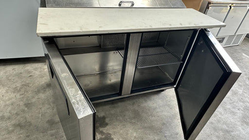 Commercial True TSSU-48-12-HC Twin Door Saladette Counter - Refurbished Canmac Catering Equipment