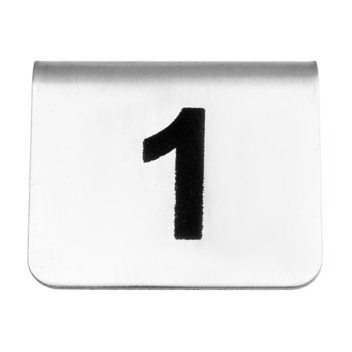 Olympia Stainless Steel Table Numbers 1-10 (10 Pack) Olympia
