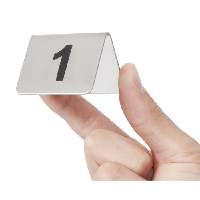 Olympia Stainless Steel Table Numbers 1-10 (10 Pack) Olympia