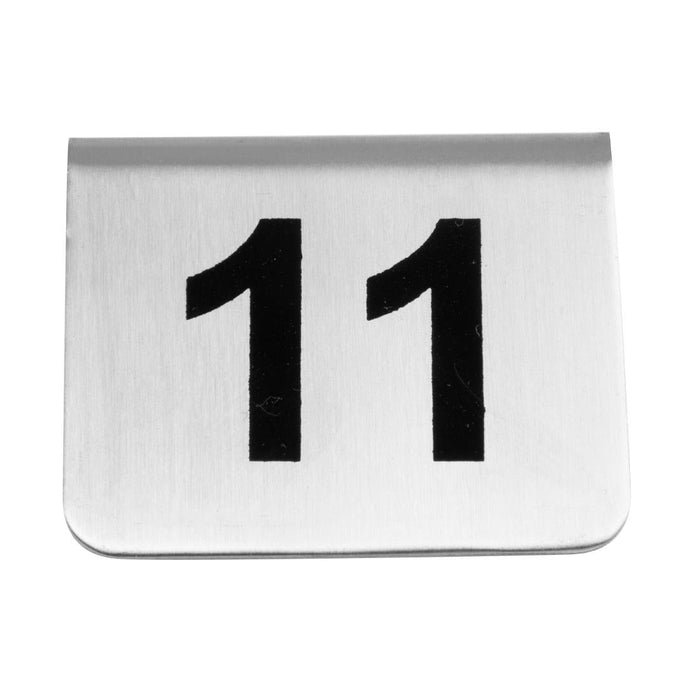 Olympia Stainless Steel Table Numbers 11-20 (10 Pack) Olympia