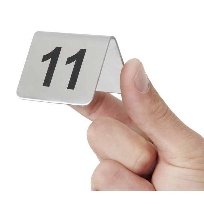 Olympia Stainless Steel Table Numbers 11-20 (10 Pack) Olympia