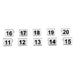 Olympia Stainless Steel Table Numbers 11-20 (10 Pack) Olympia