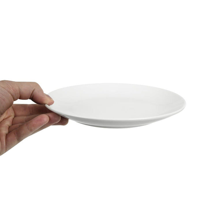 Olympia Whiteware Coupe Plates 200mm (12 Pack) Olympia