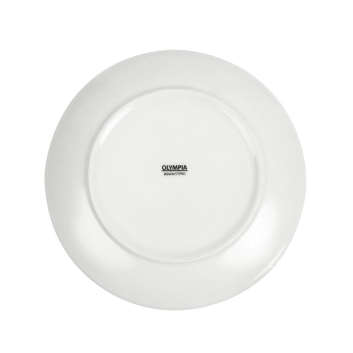 Olympia Whiteware Coupe Plates 200mm (12 Pack) Olympia