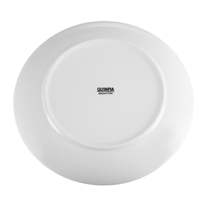 Olympia Whiteware Coupe Plates 250mm (12 Pack) Olympia