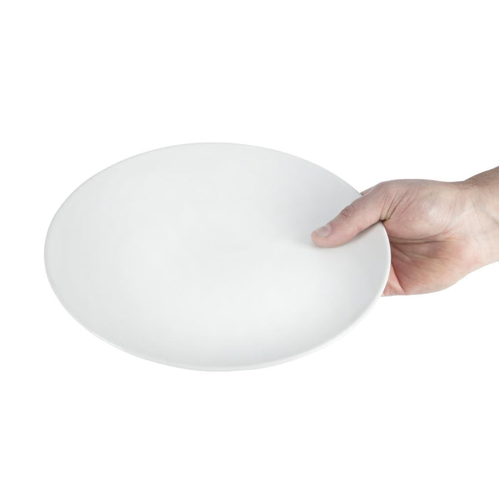 Olympia Whiteware Coupe Plates 250mm (12 Pack) Olympia