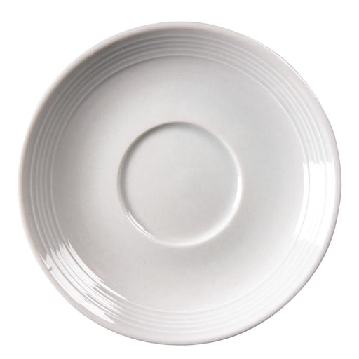 Olympia Linear Stacking Saucers White 60mm (12 Pack) Olympia