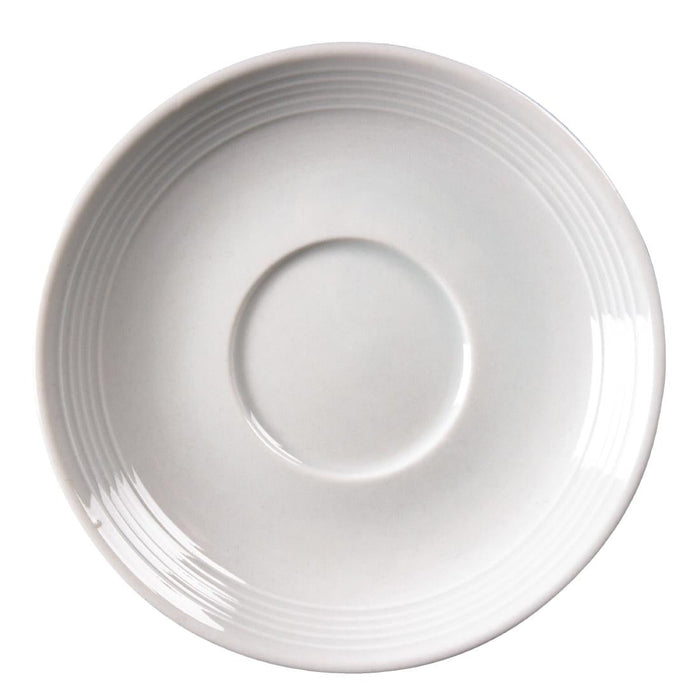 Olympia Linear Stacking Saucers White 60mm (12 Pack) Olympia