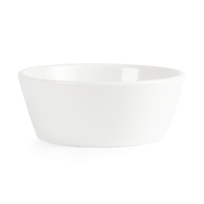Olympia Whiteware Sloping Edge Bowls 120mm (12 Pack) Olympia