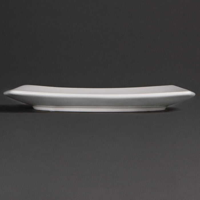 Olympia Whiteware Rounded Square Plates 240mm (12 Pack) Olympia