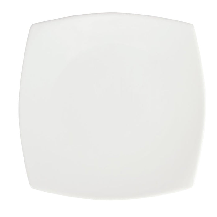 Olympia Whiteware Rounded Square Plates 305mm (6 Pack) Olympia