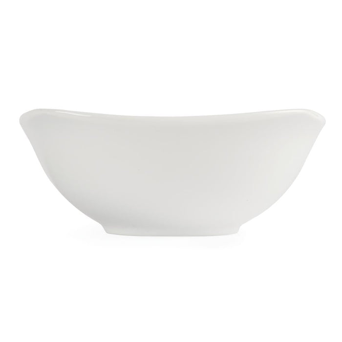 Olympia Whiteware Rounded Square Bowls 180mm (12 Pack) Olympia