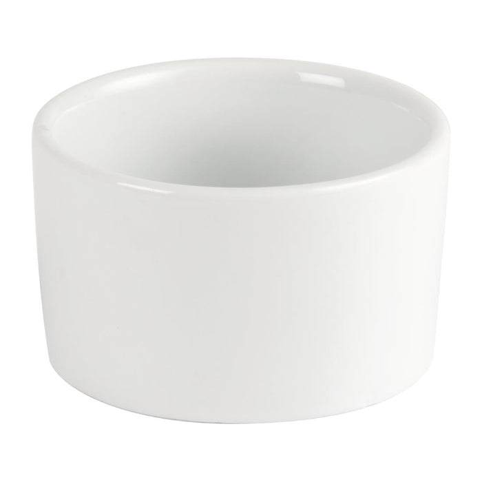 Olympia Whiteware Contemporary Ramekins 90mm (12 Pack) Olympia
