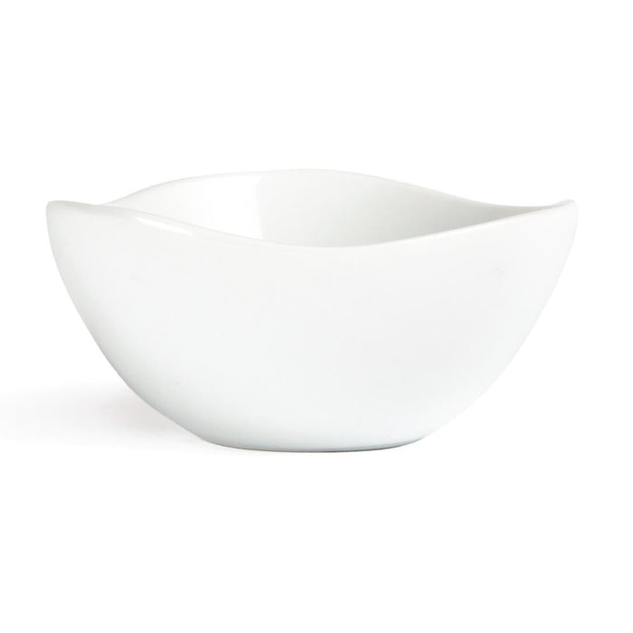 Olympia Whiteware Wavy Bowls 105mm (12 Pack) Olympia
