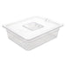 Vogue Polycarbonate 1/2 Gastronorm Container 100mm Clear Vogue
