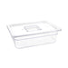 Vogue Polycarbonate 1/2 Gastronorm Container 100mm Clear Vogue
