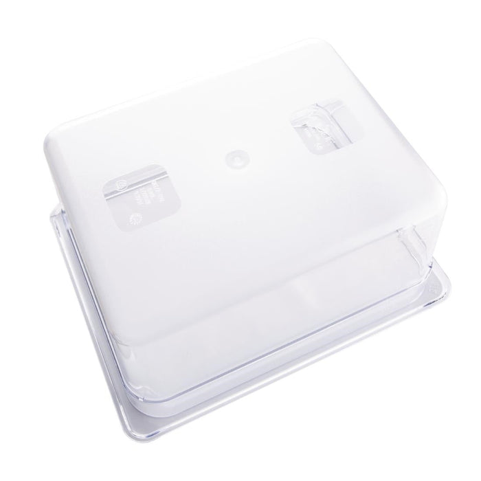 Vogue Polycarbonate 1/2 Gastronorm Container 150mm Clear Vogue