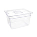 Vogue Polycarbonate 1/2 Gastronorm Container 200mm Clear Vogue