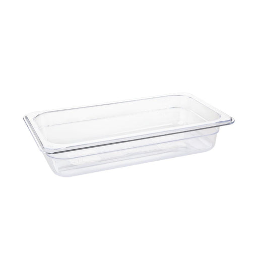 Capacity: 2.5Ltr. GN 1/3. Third Size. Clear. 65mm depth.