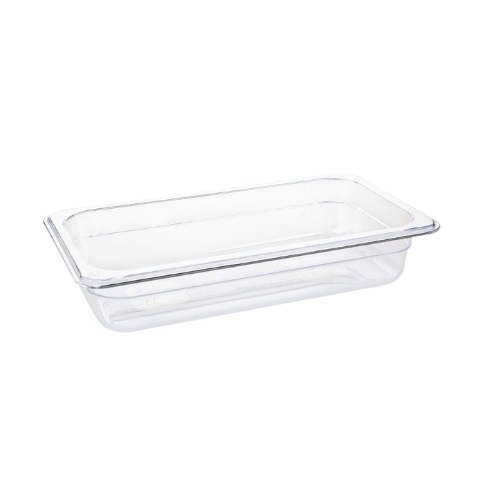 Capacity: 2.5Ltr. GN 1/3. Third Size. Clear. 65mm depth.