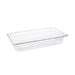 Capacity: 2.5Ltr. GN 1/3. Third Size. Clear. 65mm depth.