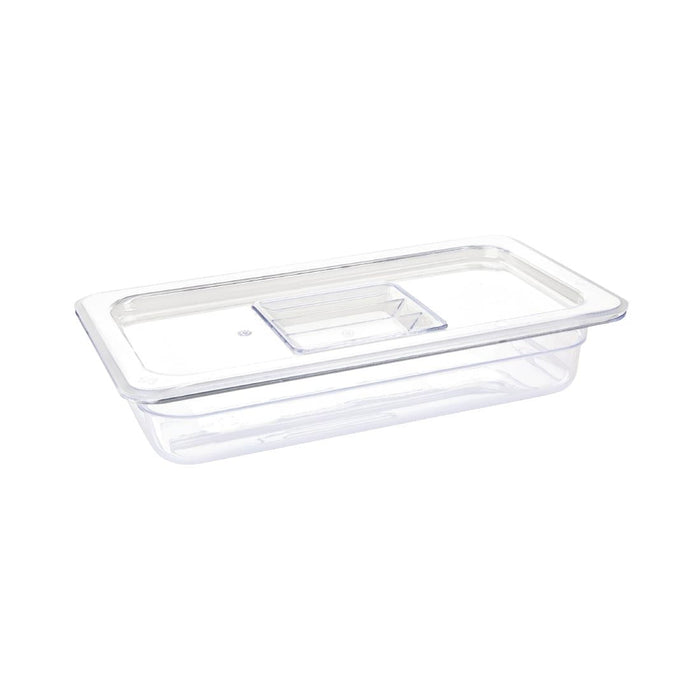 Vogue Polycarbonate 1/3 Gastronorm Container 65mm Clear Vogue