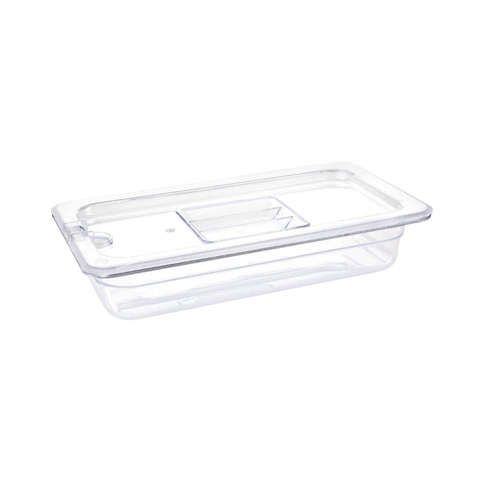 Vogue Polycarbonate 1/3 Gastronorm Container 65mm Clear Vogue