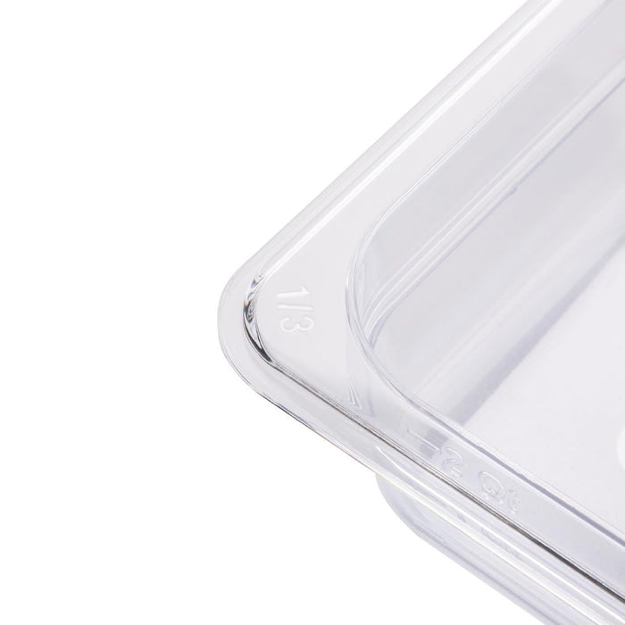 Vogue Polycarbonate 1/3 Gastronorm Container 65mm Clear Vogue