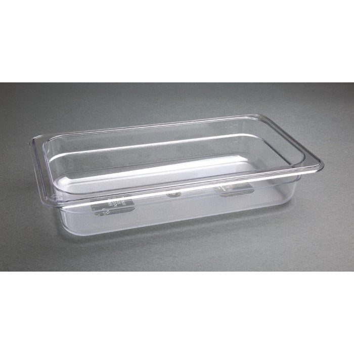 Vogue Polycarbonate 1/3 Gastronorm Container 65mm Clear Vogue