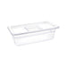 Vogue Polycarbonate 1/3 Gastronorm Container 100mm Clear Vogue
